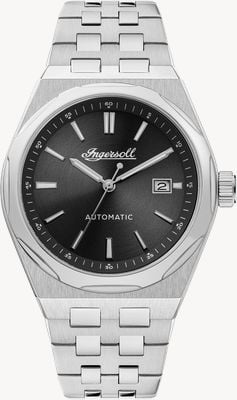 Ingersoll THE RIDER Automatic (43mm) Black Dial / Stainless Steel Bracelet I16801