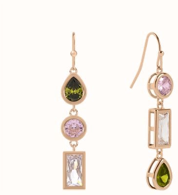Radley Jewellery Tulip Street Rose Gold Plated Crystal Set Drop Earrings RYJ1372S
