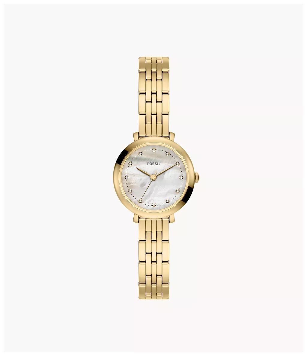 Fossil Jacqueline Three-Hand Gold-Tone Stainless Steel Watch in Multi