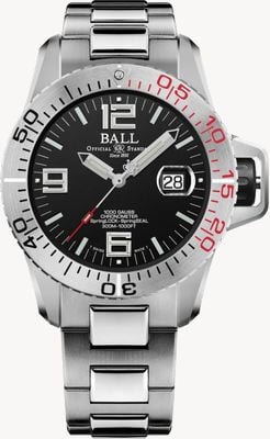 Ball Watch Company Engineer Hydrocarbon EOD (42 mm) schwarzes Zifferblatt / Edelstahlarmband DM3200A-S1C-BK