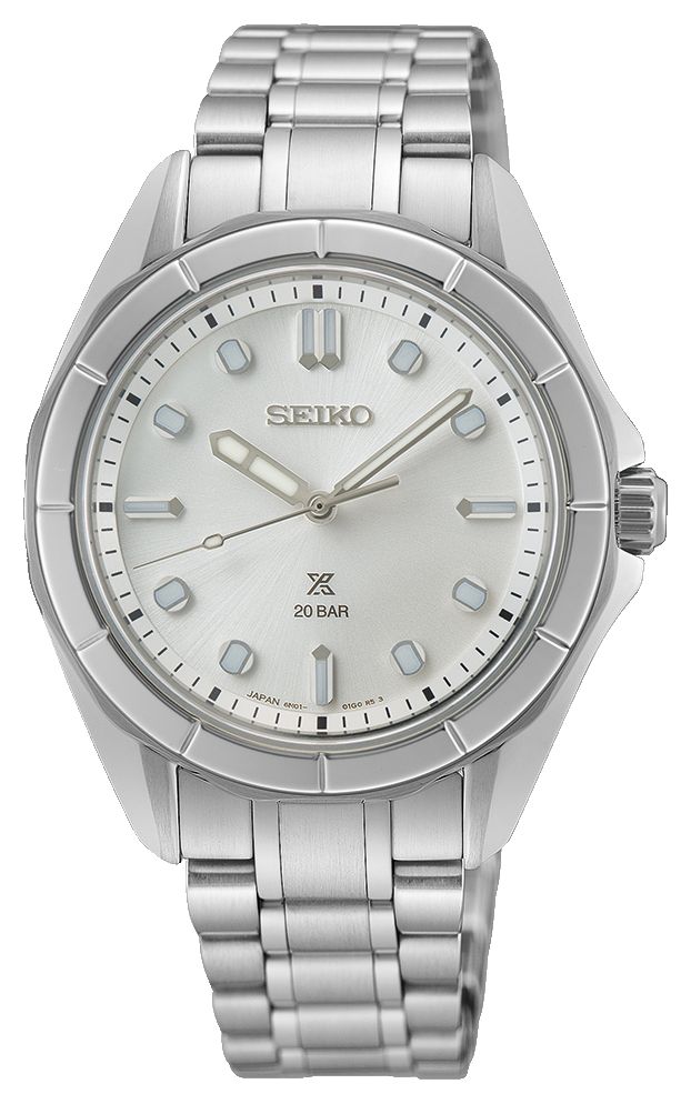 Seiko Prospex sports nautiques pour femmes en sable argent montre