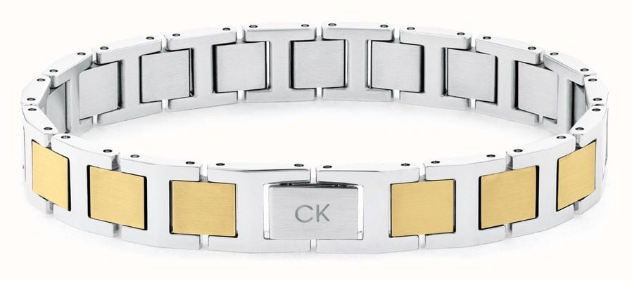 Calvin Klein Men's Enhance Two-Tone Stainless Steel Bracelet 35100009