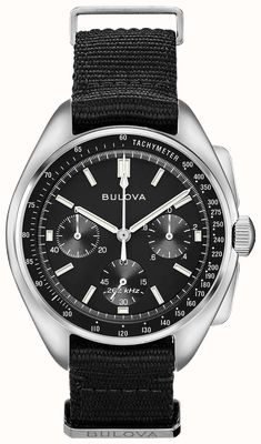 Bulova Archive Series Lunar Pilot Special Edition Black Chronograph 96A225