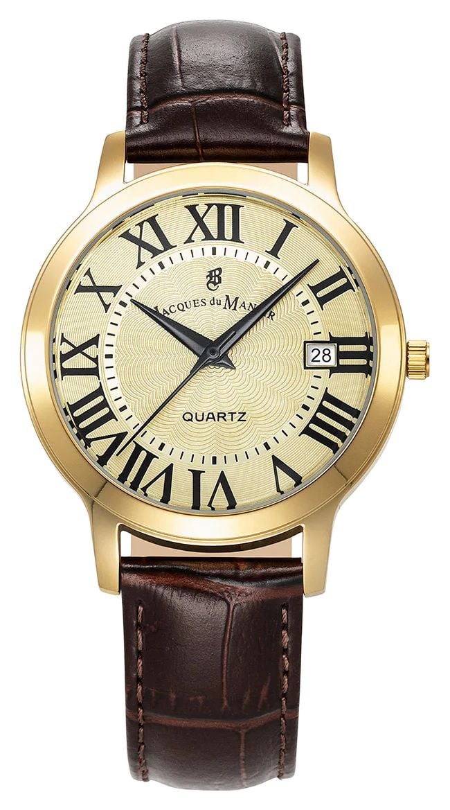 Jacques Du Manoir Genesis Ã  quartz trois aiguilles ( montre