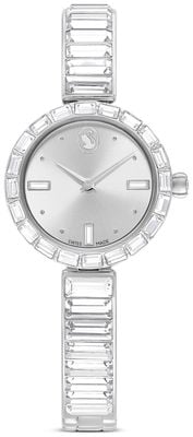 Swarovski Cadran argenté Matrix (25 mm) / bracelet en acier inoxydable serti de cristaux 5677487
