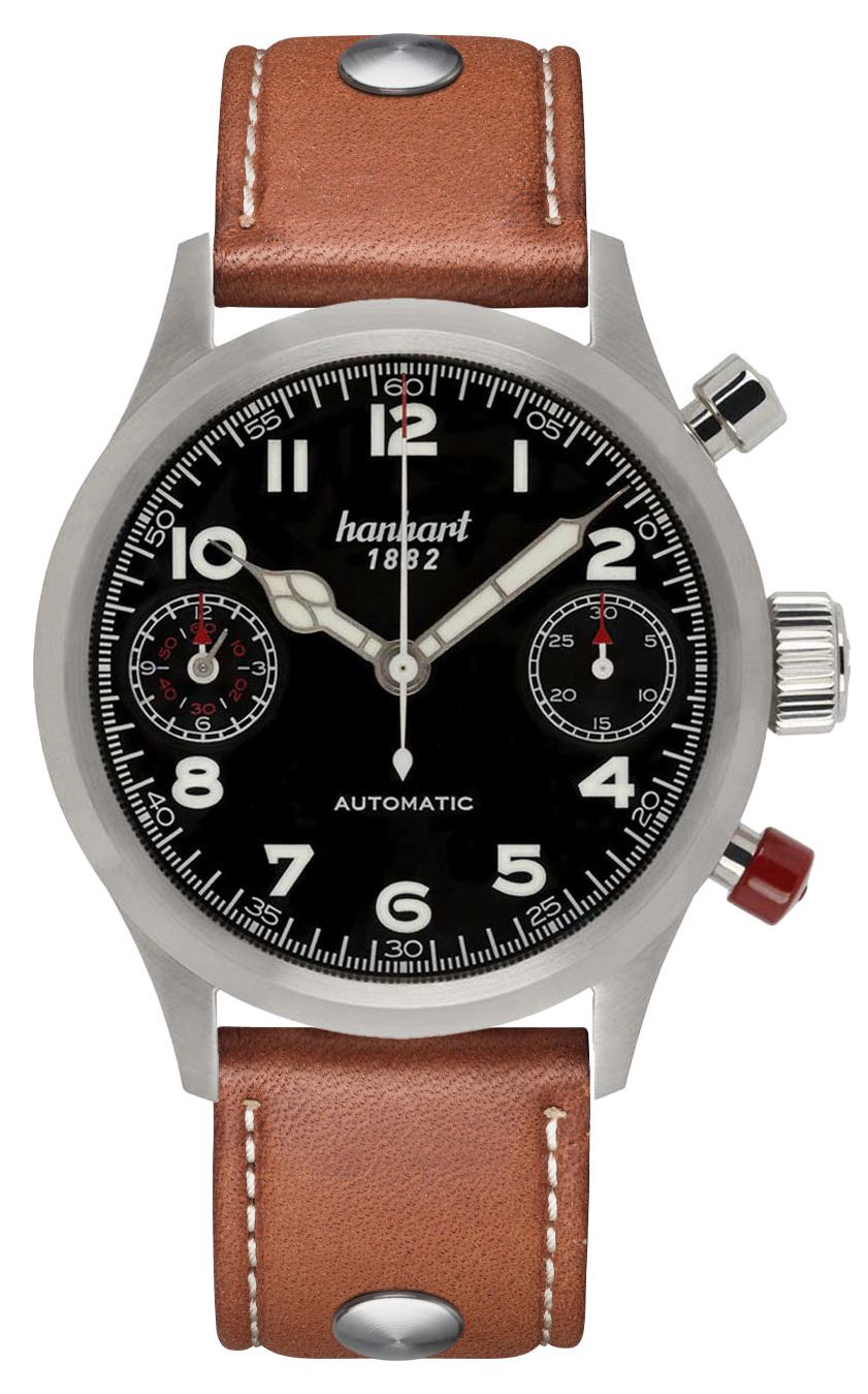 Hanhart Chronographe automatique Pioneer Twindicator (45 mm montre