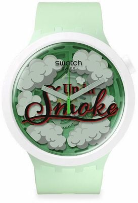 Swatch In Rauch aufgegangen, Puffframic Biokeramik SB03Z103