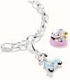 Thomas Sabo Peanuts Charm Snoopy with Woodstock in swim ring – Original 2244-427-7 - vista alternativa 2