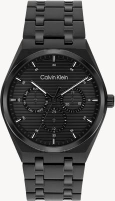 Calvin Klein Ck motion multifunzione (39 mm) quadrante nero / bracciale in acciaio inossidabile pvd nero 25200522