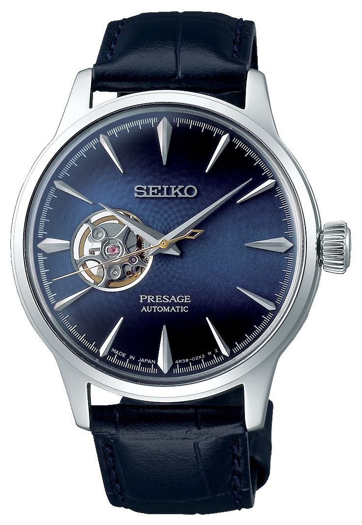 Seiko Presage cocktail time âblue moonâ (40,5 mm) cadran montre