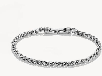 Thomas Sabo Thomas Sabo Rebel at Heart Men's Stainless Steel Twisted Rope Bracelet A2258-S01-53-L18V