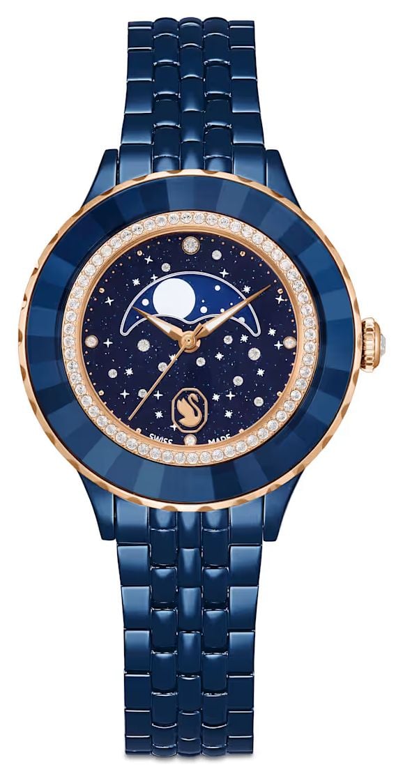Swarovski Octea moon, fabrication suisse, bracelet m montre