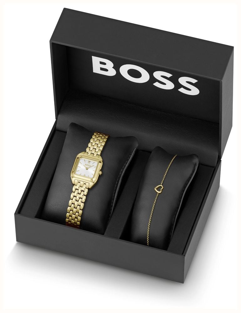 BOSS Mae Petite Gold Plated Bracelet Whole Dial Watch And Bracelet Gift Set 1570203 - alternative Ansicht 5