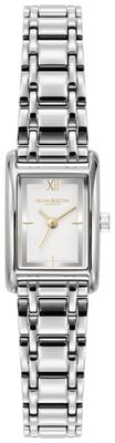 Olivia Burton Klassische Mini Grove (16 mm) silbernes Zifferblatt / Edelstahlarmband 24000281