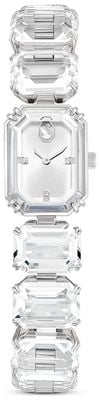 Swarovski Millenia (17 mm) silbernes Zifferblatt / Armband aus achteckig geschliffenem Kristall 5729182