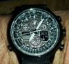 Customer picture of Citizen Navihawk A-T Black IP Plated Eco-Drive Radio Controlled JY8037-50E