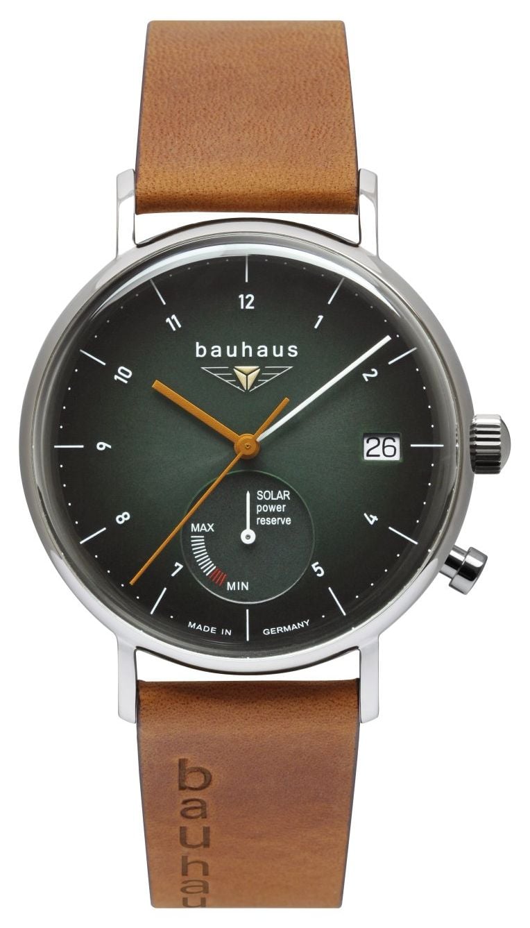 Bauhaus solaire classique rÃ©serve de marche (41 mm) montre