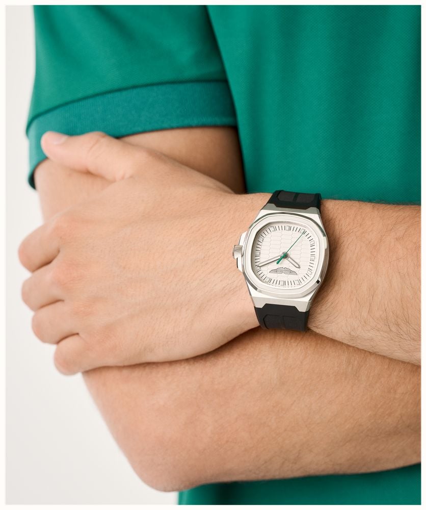 Aston Martin GPQ Icon Quartz (40mm) White Dial / Black Silicone Strap Watch MTIG1F502 - alternative Ansicht 5