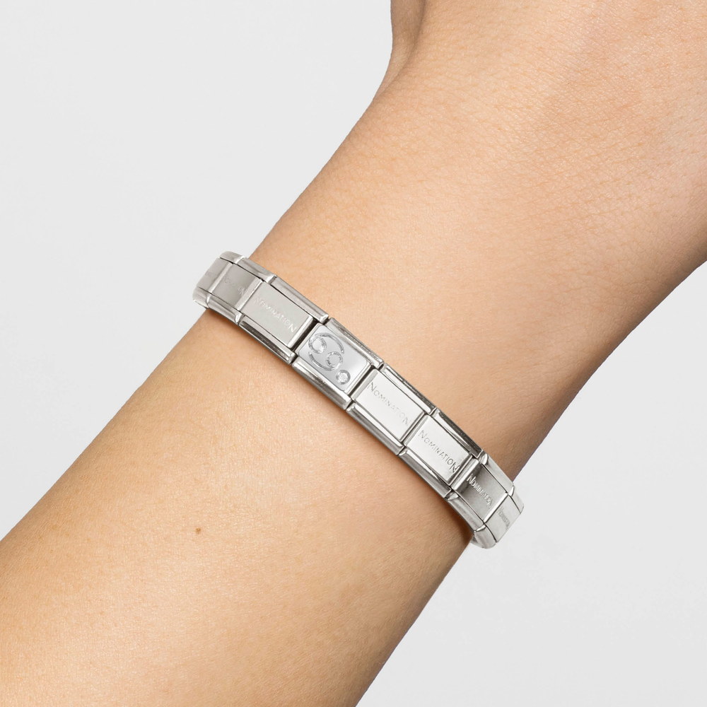 Nomination Classic Cancer Cubic Zirconia Sterling Silver Charm 330302/04 - 备用视图 2