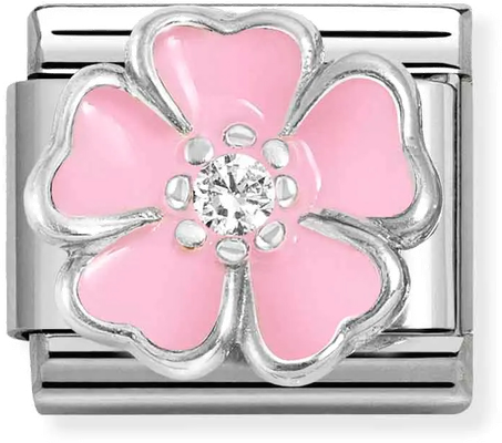 Nomination Classic Symbols Pink Flower Charm 330321/14