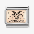 Nomination Classic Capricorn 9ct Rose Gold Charm 430112/10