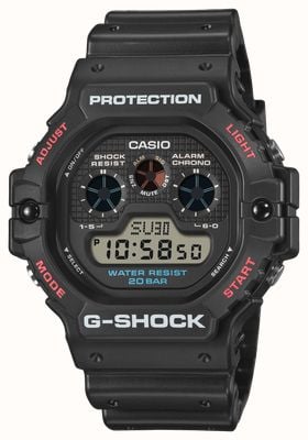 Casio G-Shock 5900系列数字显示款（46.8毫米）黑色表盘/黑色树脂表带 DW-5900U-1ER