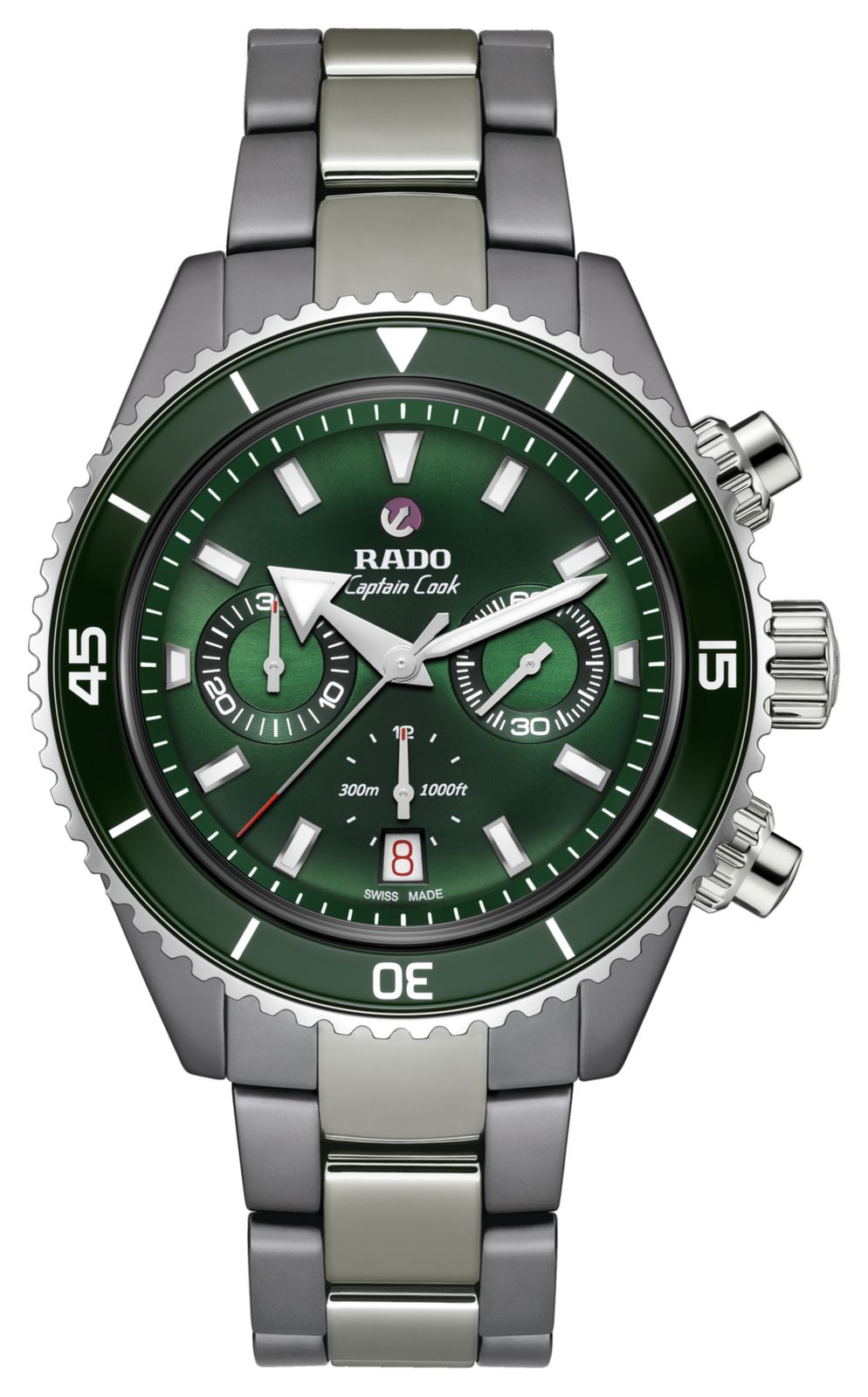 RADO Chronographe Captain Cook en cÃ©ramique haute montre