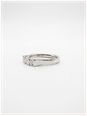 Round Brilliant Natural Diamond Platinum Trilogy Ring JM1401 - alternate view 2