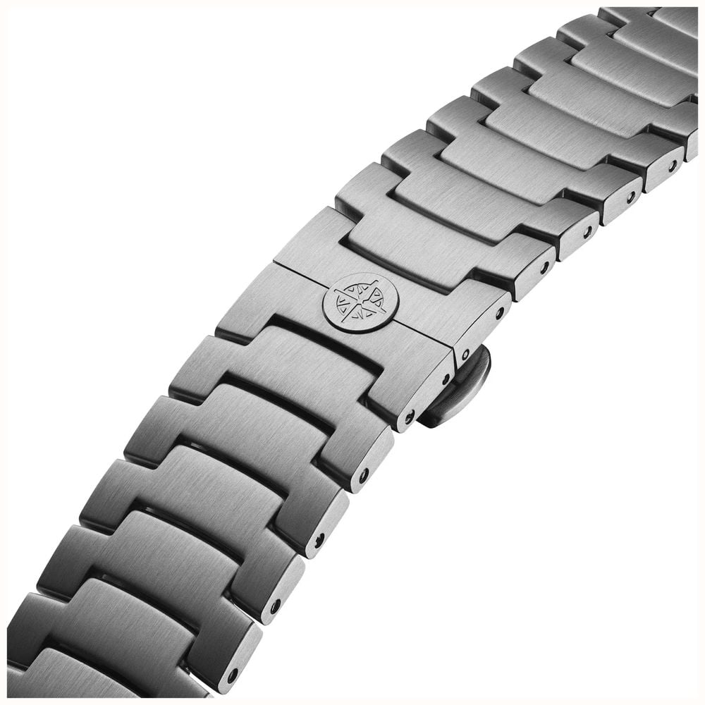 Bremont Altitude Chronograph GMT Automatic (42mm) Brushed Silver Galvanic Metal Dial / Stainless Steel Strap ALT42-CHR-G-SS-SI-B - alternate view 7