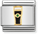 Nomination COMPOSABLE Classic U.K Stainless Steel With Enamel And 18k Gold Guinness 030250/04