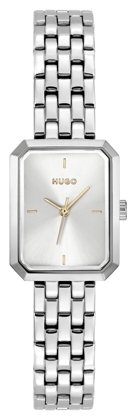 HUGO #cosy (21 mm) cadran argentÃ© / bracelet en acier montre