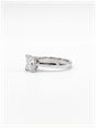 0.70ct Radiant Natural Diamond Platinum Solitaire Ring J40713 - alternative Ansicht 2