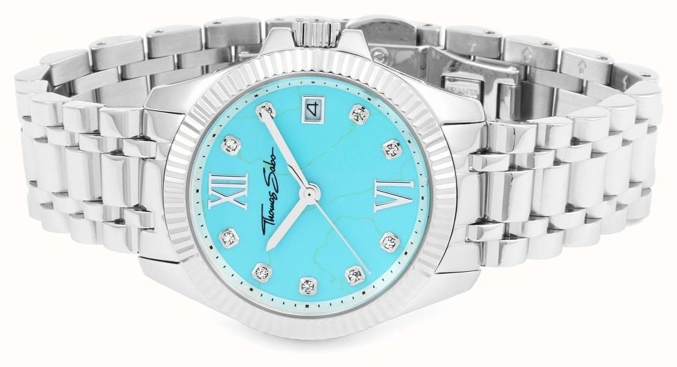 Thomas Sabo Damenuhr WA0390 201 209 33 MM zum Top Preis auf