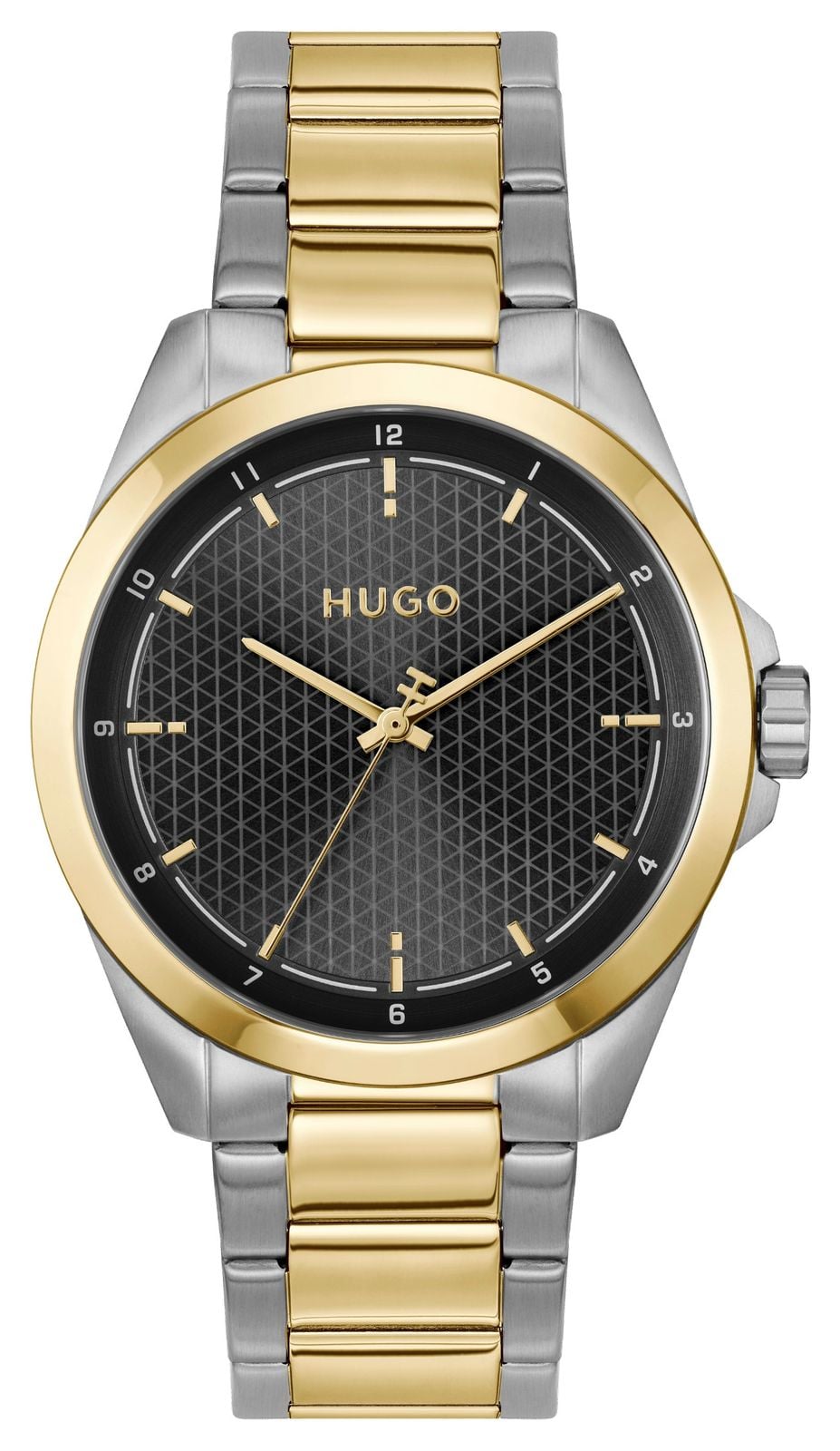 HUGO Ã  quartz trois aiguilles Seam (42,5 mm), cadran montre