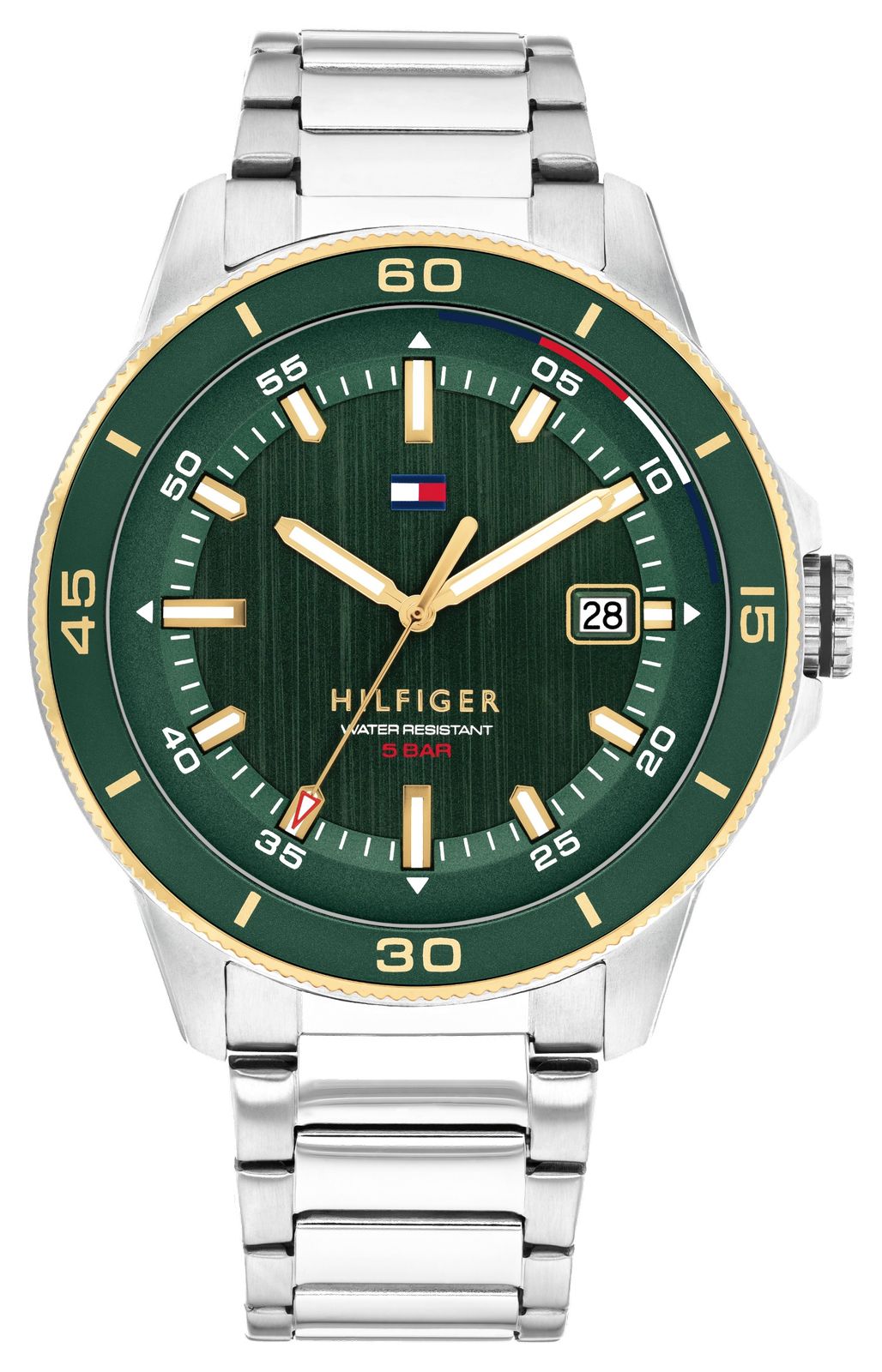 Tommy Hilfiger homme Remy (43 mm) cadran vert / montre