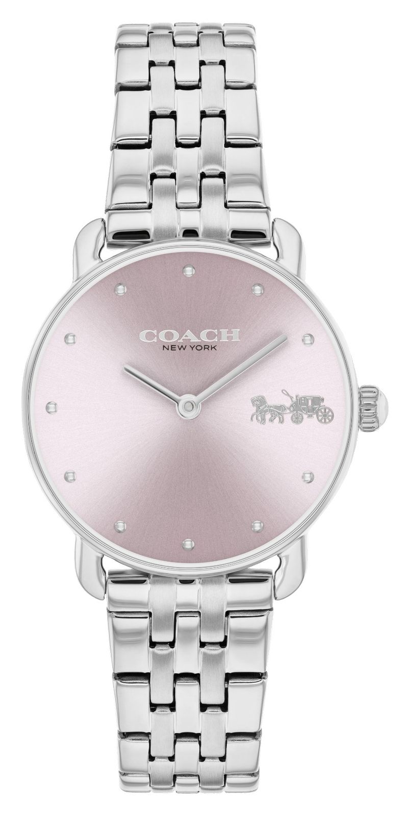 Coach femme elliot (28 mm) lilas / bracelet acier montre