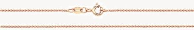 Treasure House 9ct Rose Gold 18" Twist Rope Chain CH436R/18