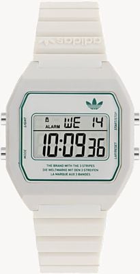 Adidas DIGITAL TWO (36mm) White Digital Dial / White Rubber AOST23557