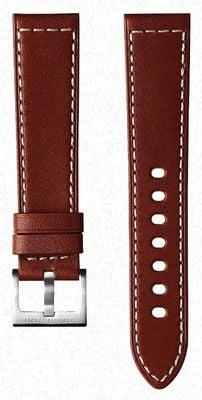 Hamilton Straps Pasek skórzany w kolorze khaki field brown - 20 mm (tylko pasek) H690704104