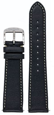 Hanhart 417 es, 39 mm/cinturino in pelle di vitello nera Pioneer Preventor HD12™ - 20 mm - 9920.7012-03 LARGE