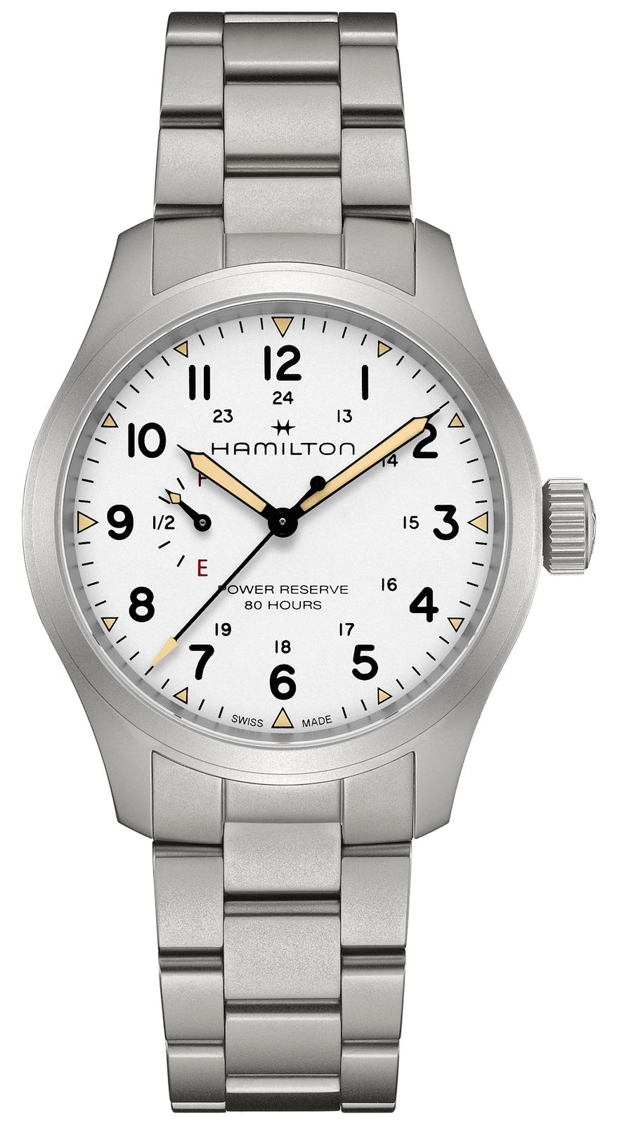 Hamilton Khaki Field Power Reserve mÃ©canique (40 mm) cadran montre