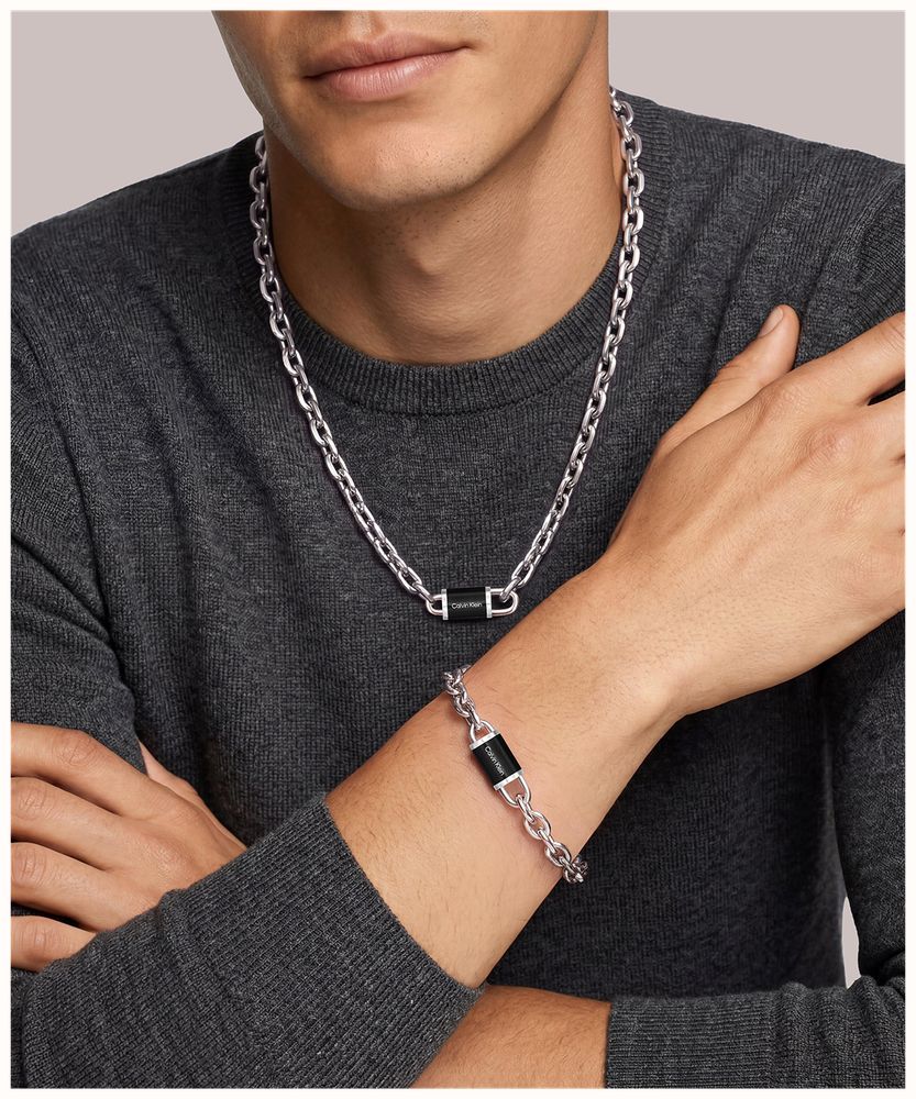 Calvin Klein Interlock Stainless Steel Mens Bracelet 35100118 - alternative Ansicht 3