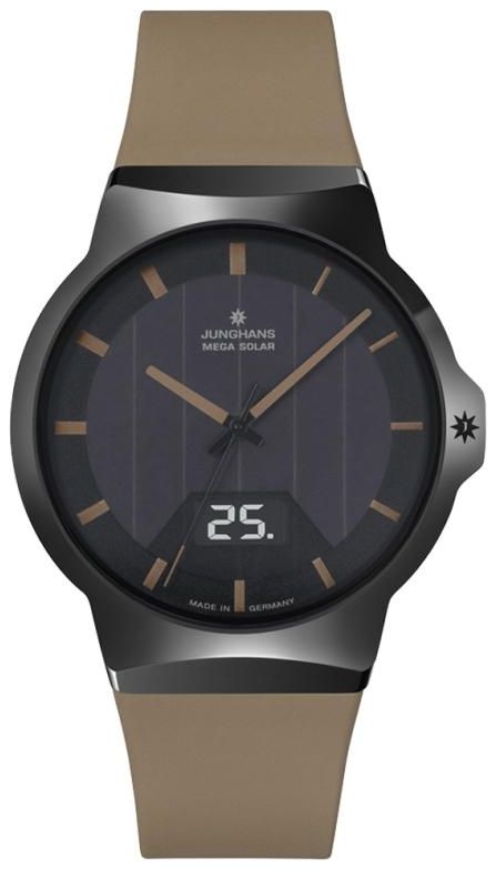Junghans Force Mega Solar Date Window Rubber 18/1001.00 Watch