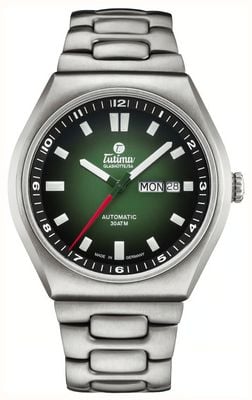 Tutima Glashütte M2 海岸线自动腕表（43毫米）绿色渐变表盘/钛金属表带 6150-08