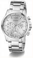 Guess Men's Walker Silver-Tone Sunray Dial Silver-Tone Stainless Steel Bracelet GW0900G6 - alternative Ansicht 2