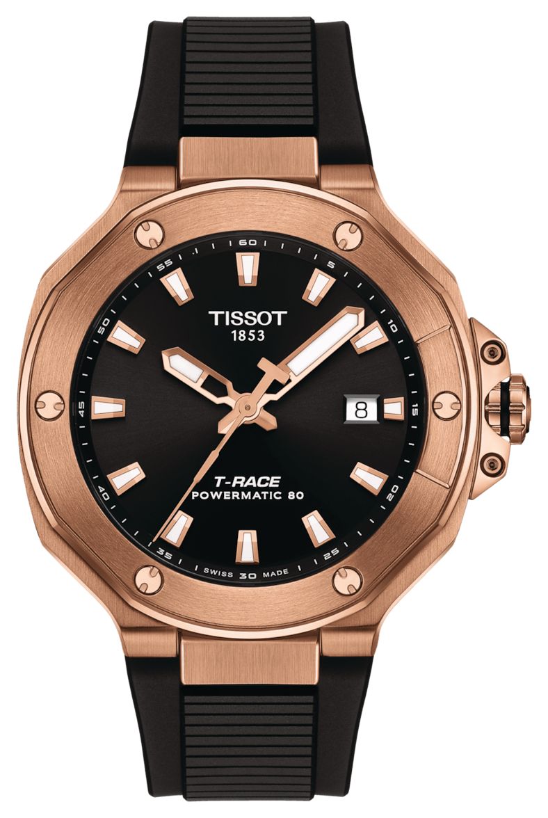 Tissot T-race powermatic 80 (41 mm) cadran soleillÃ© noir / montre