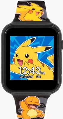 Pokemon Interaktive Kinderuhr (nur auf Englisch) mit Silikonarmband POK4231ARG