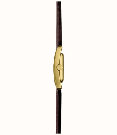 Herbelin Ve Avenue (19 x 23.4mm) Silver Guilloché Dial / Bordeaux Leather Strap 17537P08BU - alternatieve weergave 2