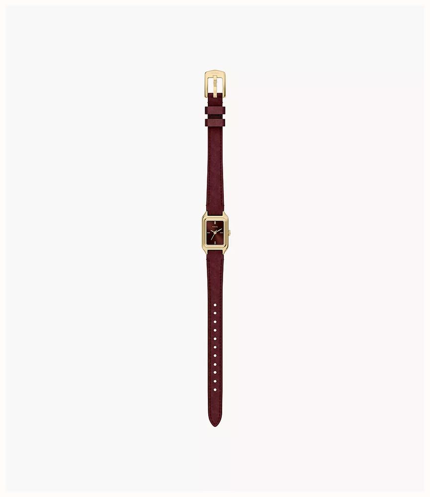 Fossil Raquel 18 mm Three-Hand Red Leather ES5530 - vista alternativa 4