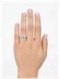 1.50ct Round Brilliant Natural Diamond 18ct White Gold Half Eternity Ring JM5450 - widok alternatywny 4